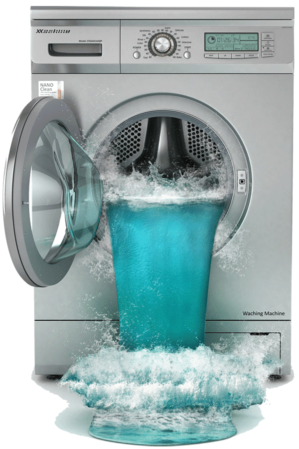 washing machine water cleanup & mitigation